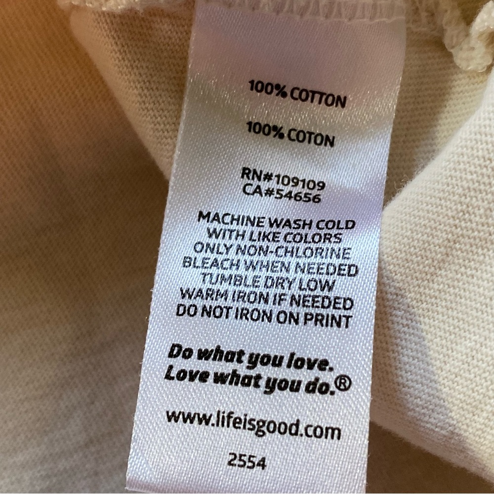 Life Is‎ Good Women's Short-Sleeved Tee Size XL - Picture 5 of 5